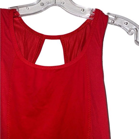 Lululemon Red Tank top Rare Sold Out In Store Open Cross Back - Picture 5 of 5